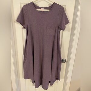 Lularoe Small Purple Carly Dress